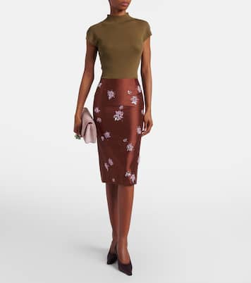 Embellished slip skirt | Shushu/Tong