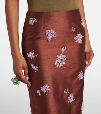 Embellished slip skirt | Shushu/Tong