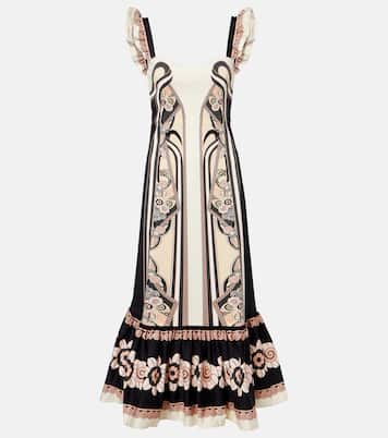 Midikleid Gingerbread aus einem Baumwollgemisch | La DoubleJ