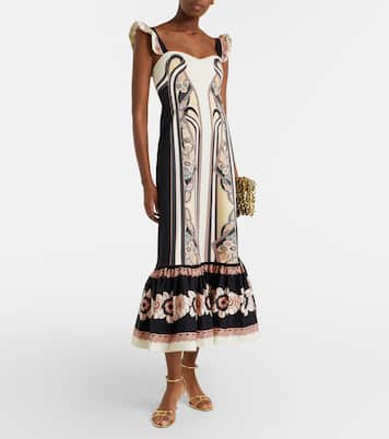 Midikleid Gingerbread aus einem Baumwollgemisch | La DoubleJ