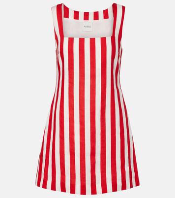 Alice striped linen minidress | Posse