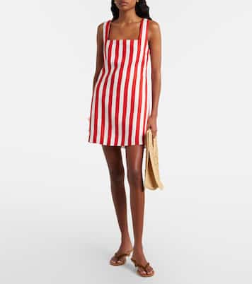 Alice striped linen minidress | Posse
