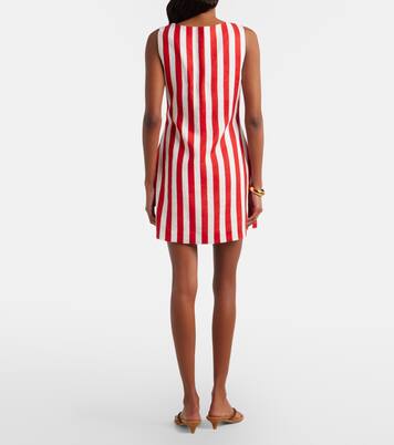 Alice striped linen minidress | Posse