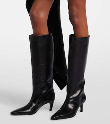 Cave leather knee-high boots | JUDE