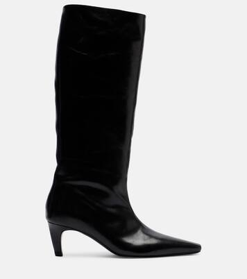Cave leather knee-high boots | JUDE