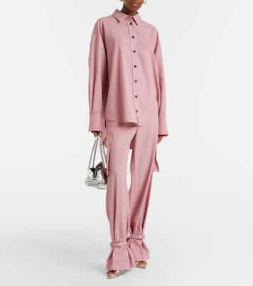 Metallic leather slingback sandals | Gianvito Rossi