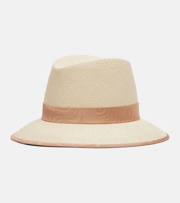 VLogo straw Panama hat | Valentino
