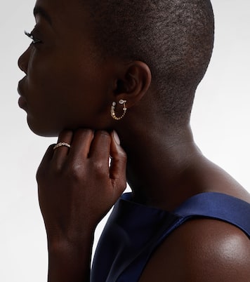 Einzelner Ohrring Grande Lou Diamant aus 18kt Gelbgold mit Diamanten | Sophie Bille Brahe
