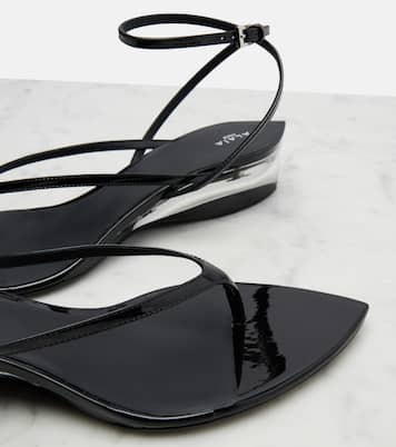 Invisible patent leather thong sandals | Alaïa