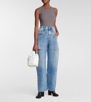 Houndstooth stretch-jersey bodysuit | Maison Margiela