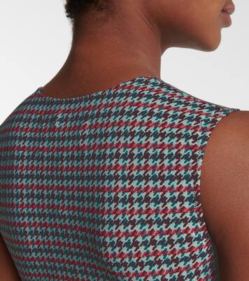 Houndstooth stretch-jersey bodysuit | Maison Margiela