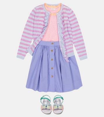 Nacho striped cotton-blend cardigan | Morley