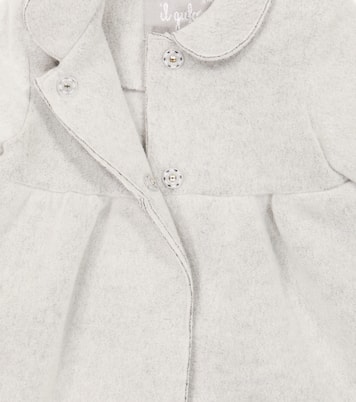 Baby fringed wool-blend coat | Il Gufo