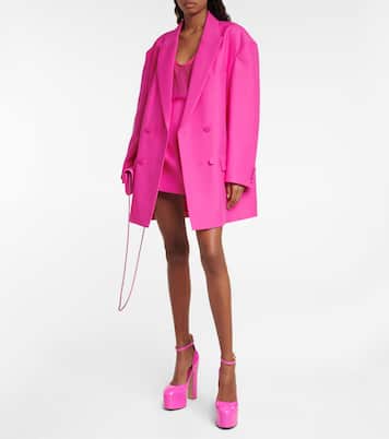 Tan-Go 155 leather platform pumps | Valentino Garavani