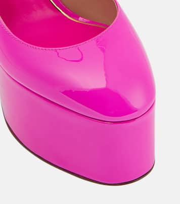 Tan-Go 155 leather platform pumps | Valentino Garavani