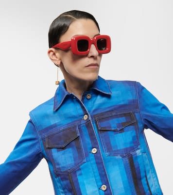 Inflated square sunglasses | Loewe