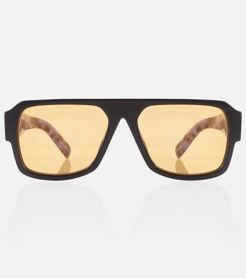 Flat-top aviator sunglasses | Prada