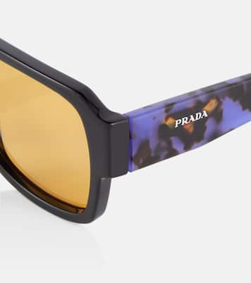 Flat-top aviator sunglasses | Prada