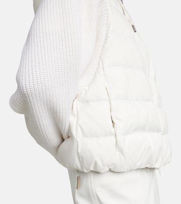 Wool and cashmere-blend knit jacket | Brunello Cucinelli