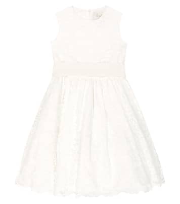 Cotton-blend lace dress | Il Gufo