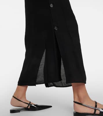 Falda larga de satén | Toteme