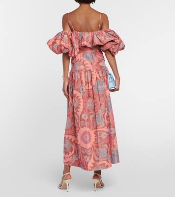 Robe longue Izra à motif cachemire | Ulla Johnson