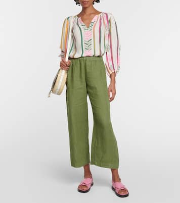 Top Beth aus Baumwoll-Jacquard | Velvet