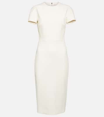 Midikleid aus Crêpe | Victoria Beckham