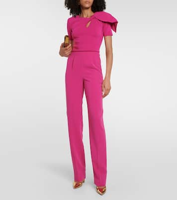 High-Rise-Hose aus Crêpe | Roland Mouret