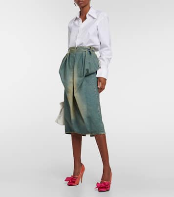 Pumps Tabi Monster aus Satin und Leder | Maison Margiela