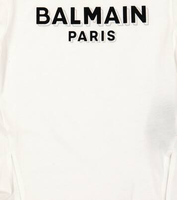 Logo cotton jersey T-shirt | Balmain Kids