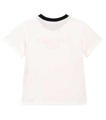 Logo cotton jersey T-shirt | Balmain Kids