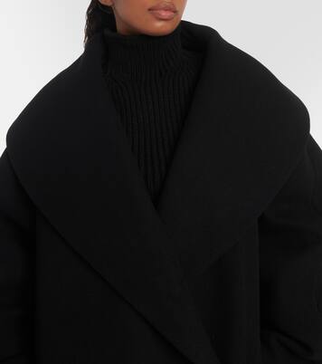 Cocoon wrap virgin wool coat | Alaïa