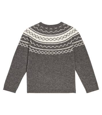 Jacquard wool sweater | Tartine et Chocolat