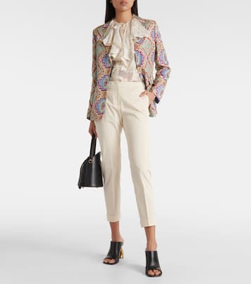 High-Rise-Hose aus einem Baumwollgemisch | Etro