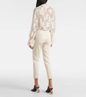 High-Rise-Hose aus einem Baumwollgemisch | Etro