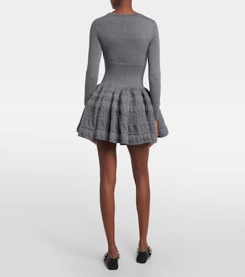 Wool-blend minidress | Alaïa
