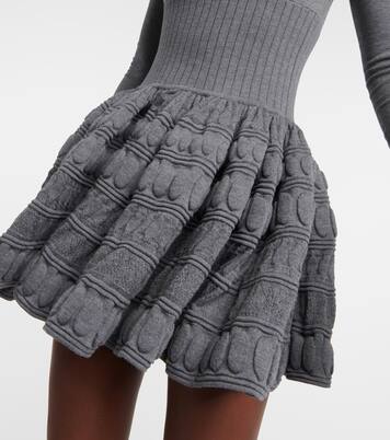 Wool-blend minidress | Alaïa