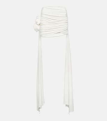 Appliqué ruched miniskirt  | Magda Butrym