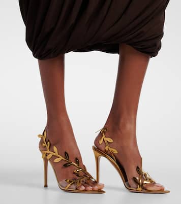 Flavia mirrored leather pumps | Gianvito Rossi