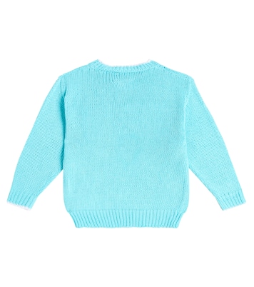 Logo cotton-blend sweater | MM6 Maison Margiela Kids