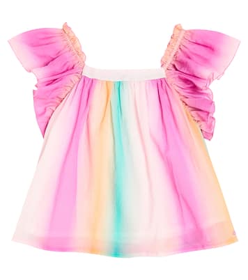Ruffled cotton top  | Chloé Kids