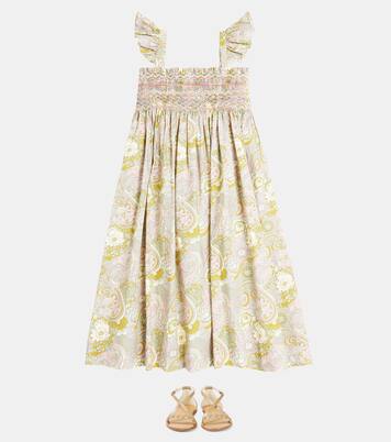 Bedrucktes Kleid Frances aus Baumwolle | Bonpoint