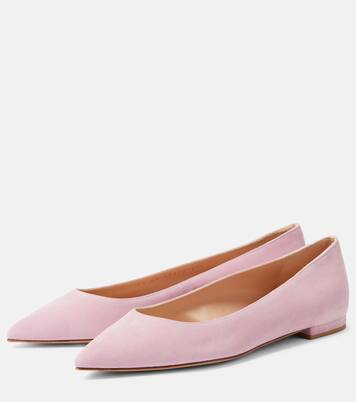 Gianvito Flat suede ballet flats | Gianvito Rossi