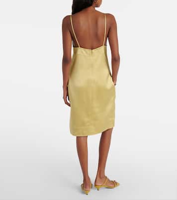 Abito sottoveste in raso | Toteme