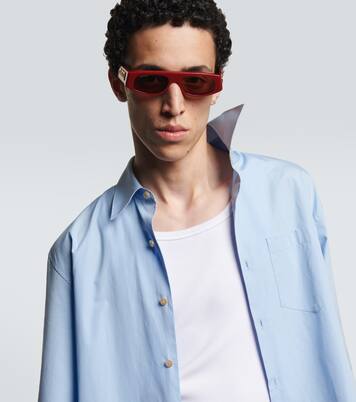 Logo flat-top sunglasses | Gucci