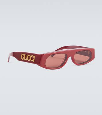 Logo flat-top sunglasses | Gucci