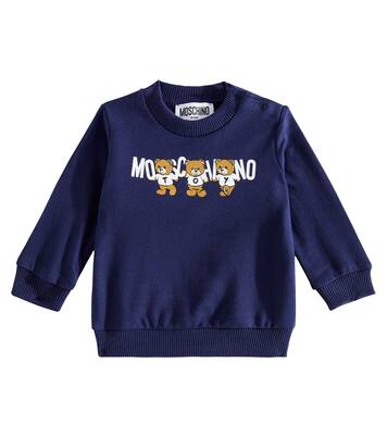 Baby printed cotton sweatshirt | Moschino Kids