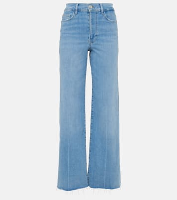 High-Rise Wide-Leg Jeans Le Slim Palazzo | Frame