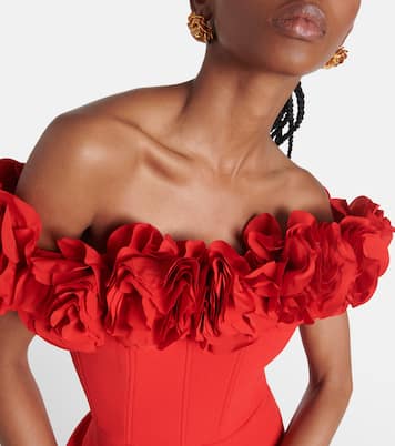 Robe bustier Odetta à fleurs | Rebecca Vallance